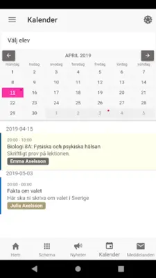 Quiculum - Skolans digitala hj android App screenshot 1